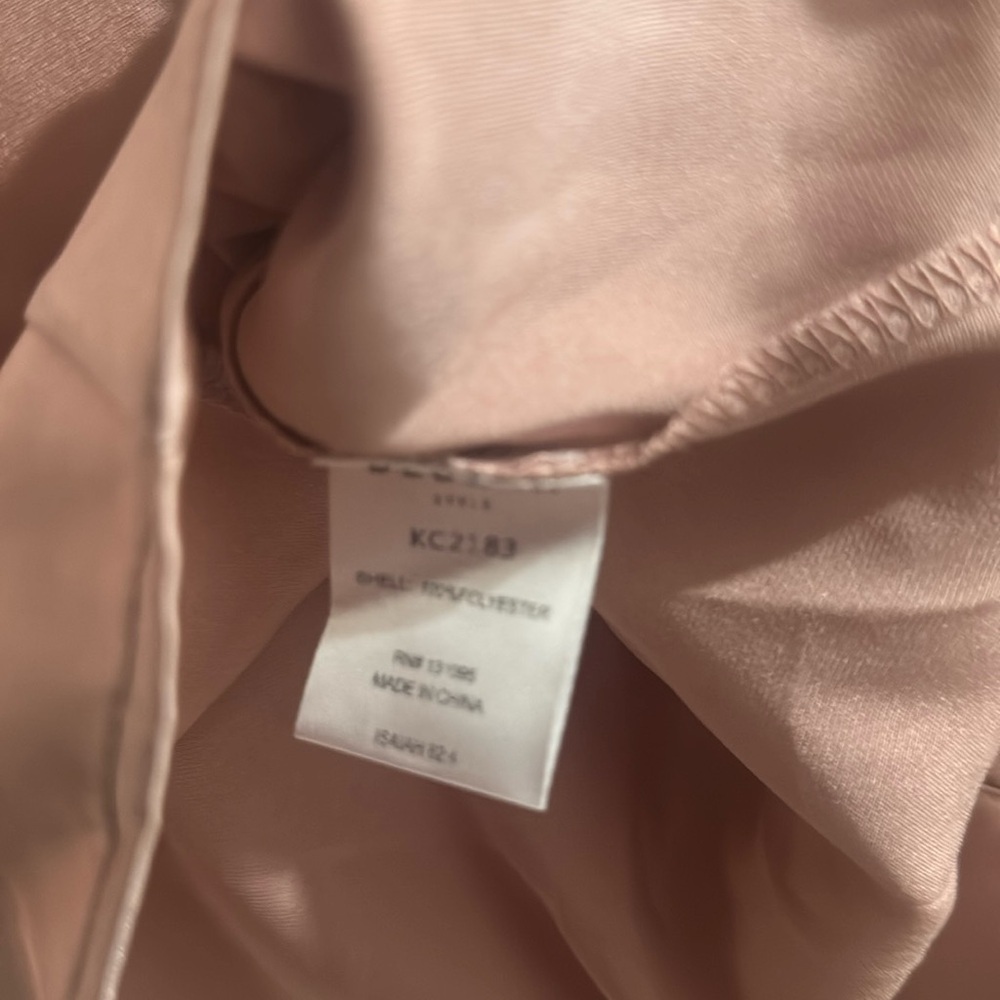 Beulah Drapey Puff Sleeve Blouse Women's M Rose Gold Long Sleeves size Small - Picture 2 of 9